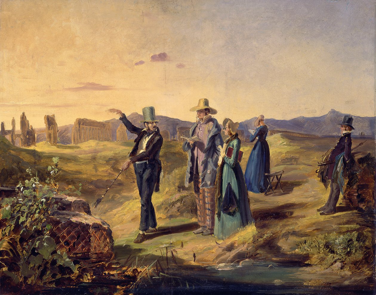 Engländer in der Campagna von Carl Spitzweg