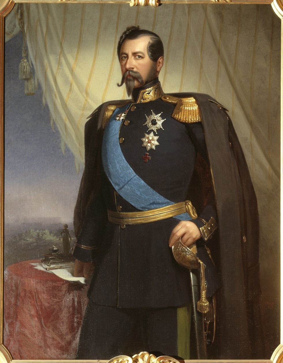 Oscar I, König von Schweden und Norwegen (1799-1859) (Porträt) von Carl Theodor Staaff