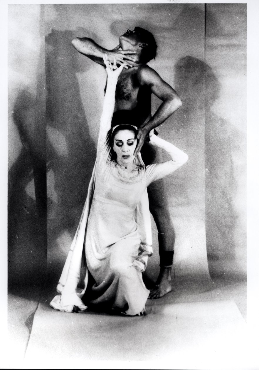 Martha Graham (1894-1991) und Bertram Ross (1920-2003) in 