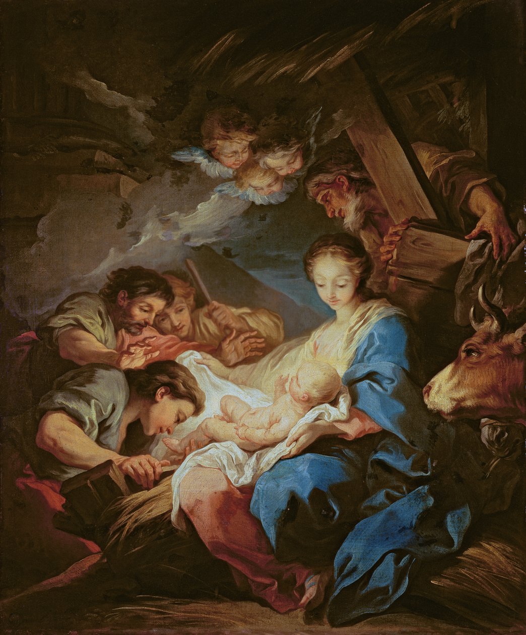 Die Anbetung der Hirten von Carle van Loo