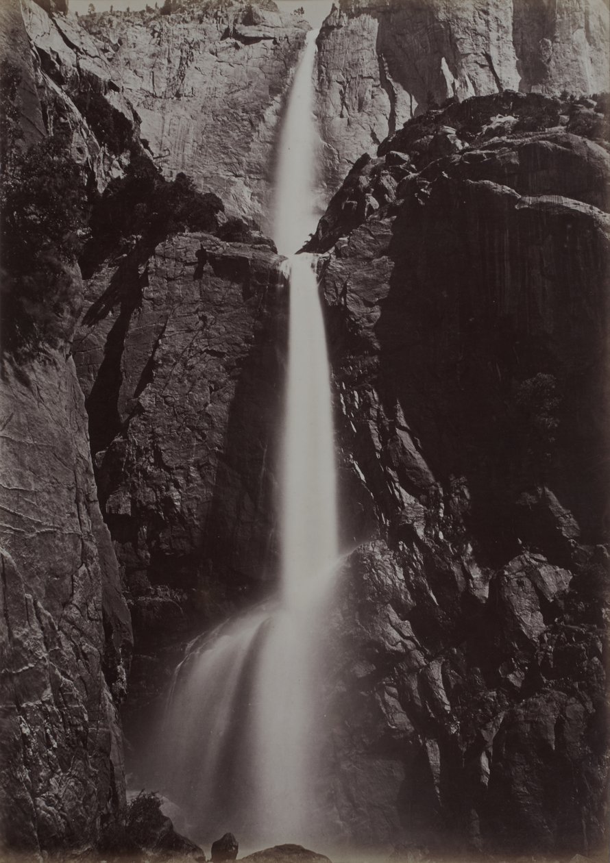 Yosemite Falls, Ansicht von unten, ca. 1878 von Carleton Emmons Watkins