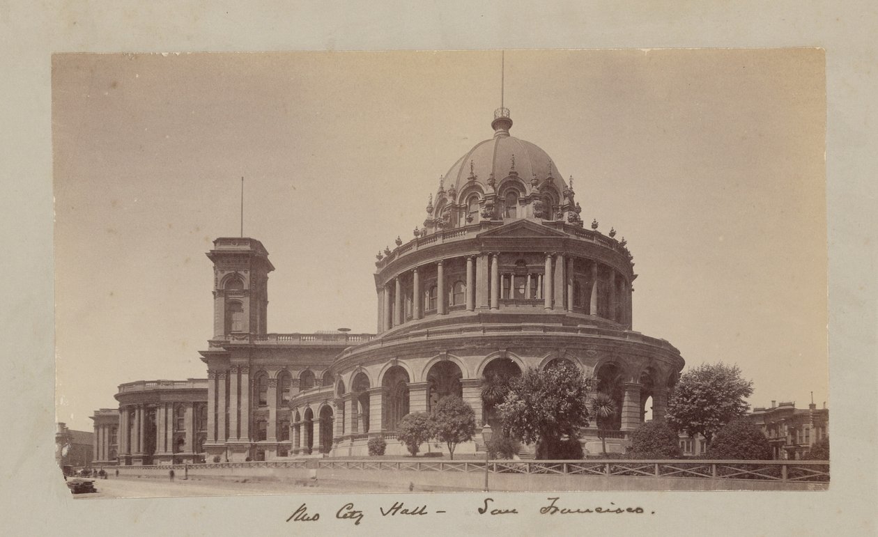 Neues Rathaus - San Francisco von Carleton Watkins