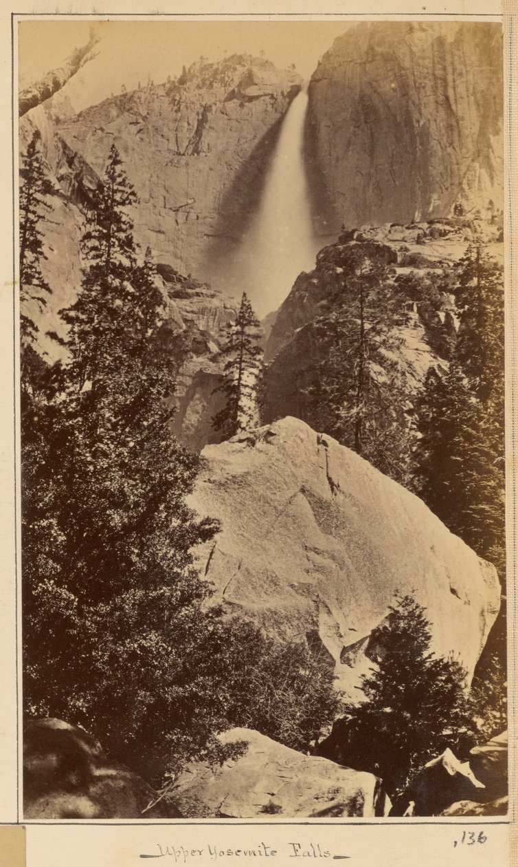 Obere Yosemite-Fälle von Carleton Watkins