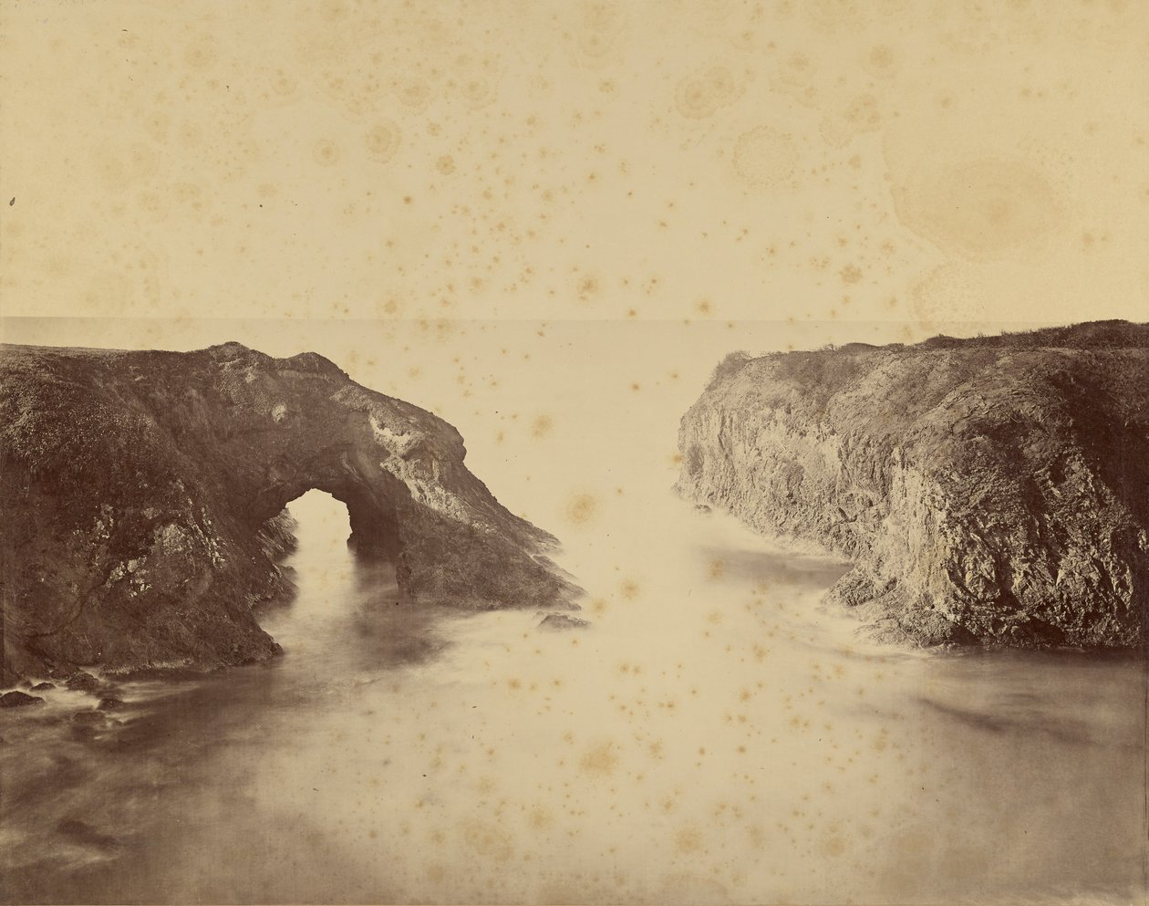 Blick auf die Pazifikküste, Mendocino von Carleton Watkins