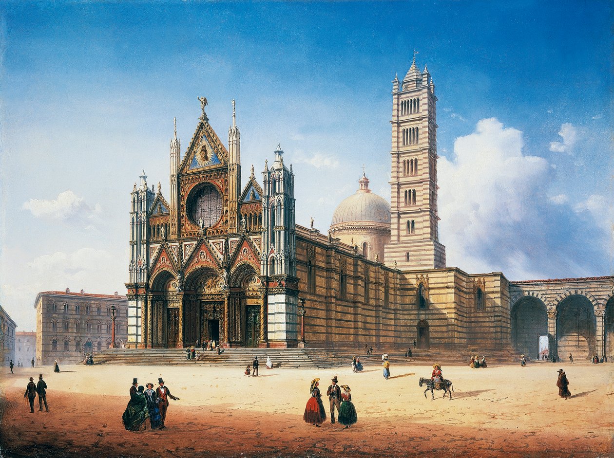 Kathedrale von Siena von Carlo Bossoli
