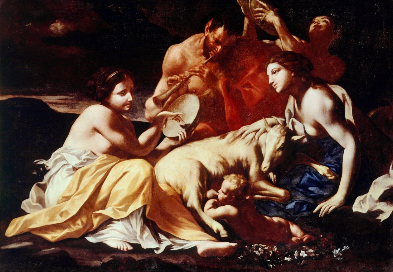 Die Kindheit des Jupiter, ca. 1702-14 von Carlo Cignani