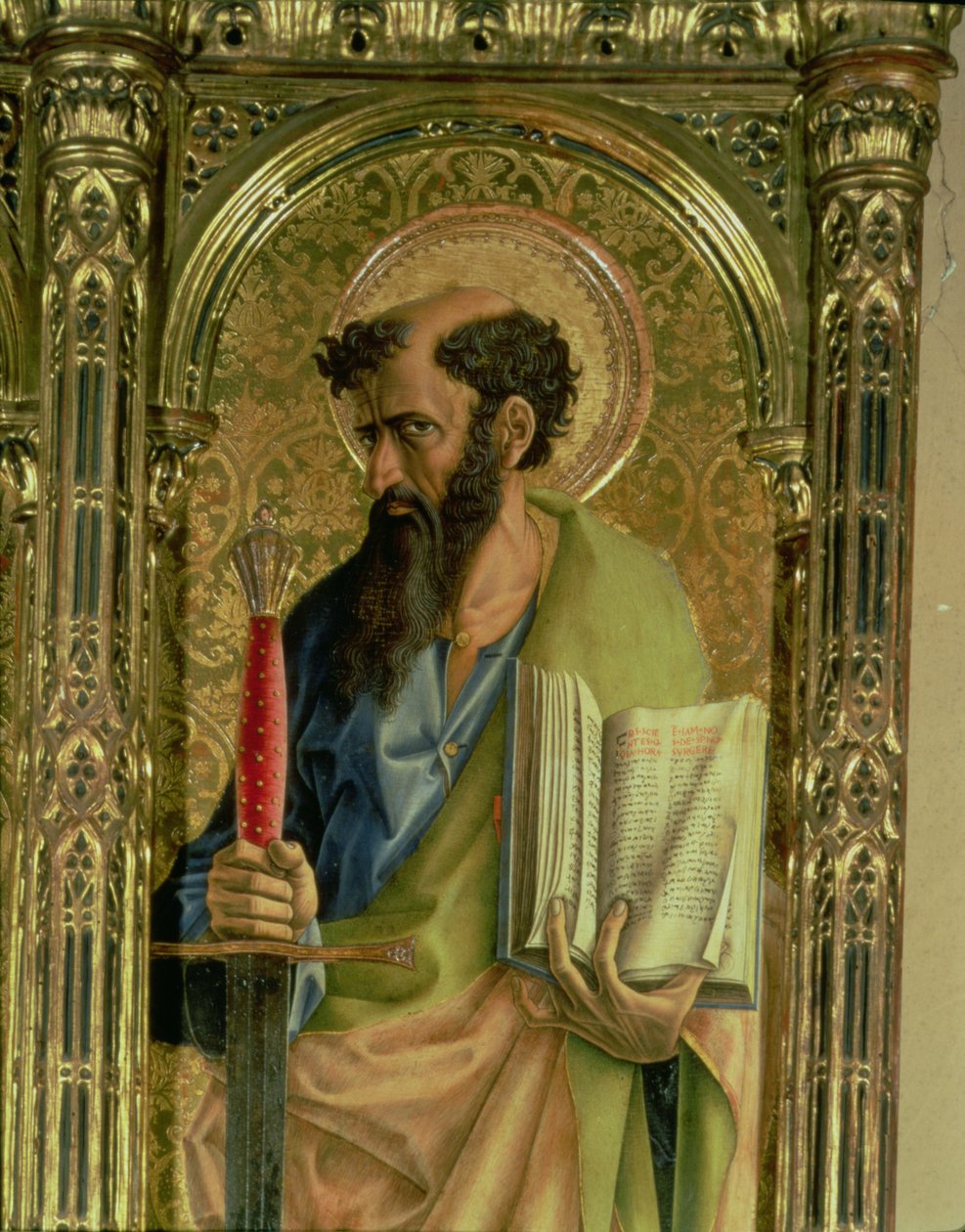 Heiliger Paulus (Detail) von Carlo Crivelli