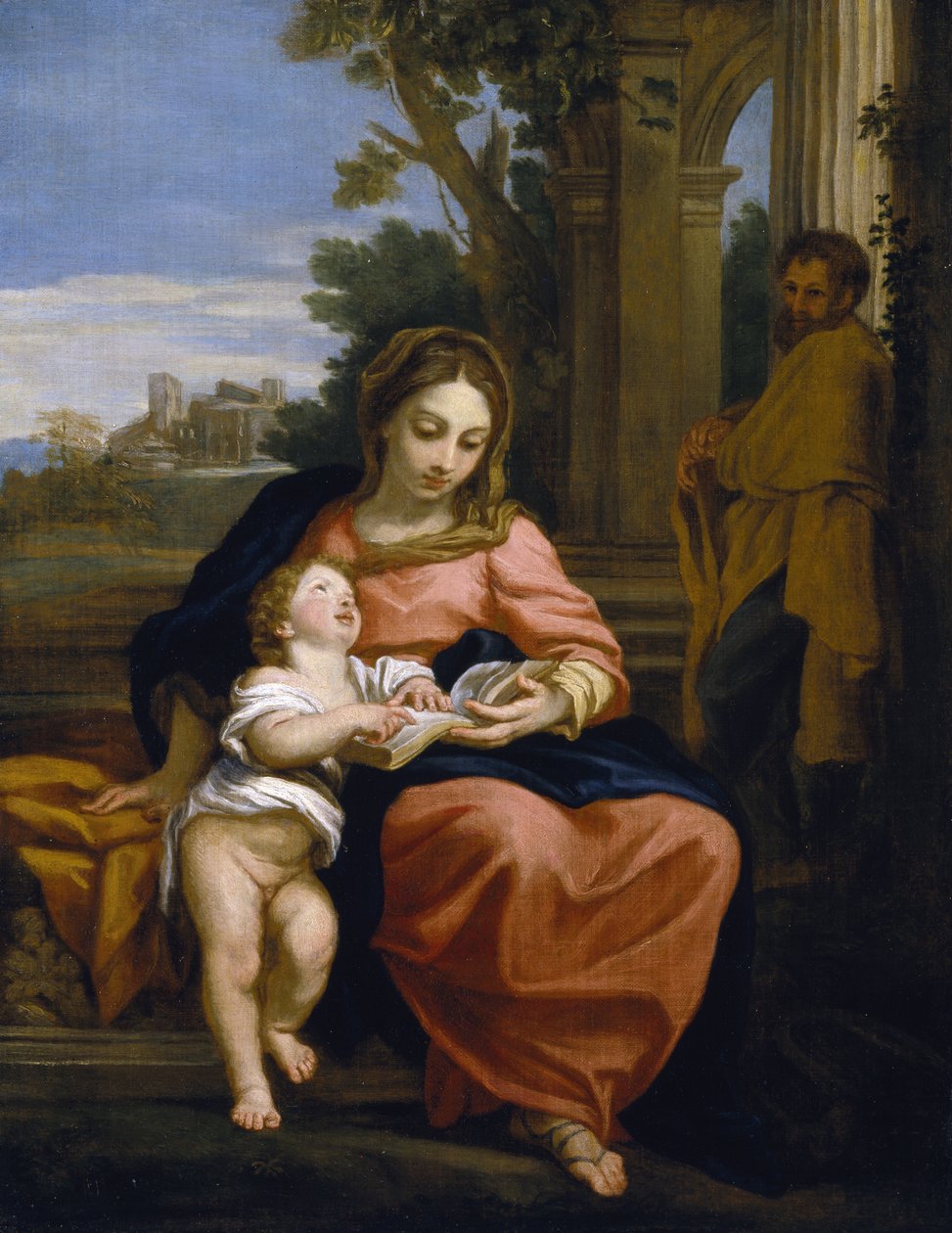 Die Heilige Familie, ca. 1700-15 von Carlo Maratta or Maratti