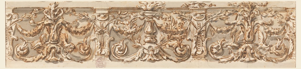 Entwurf für ein Fries, ca. 1770 von Carlo Marchionni