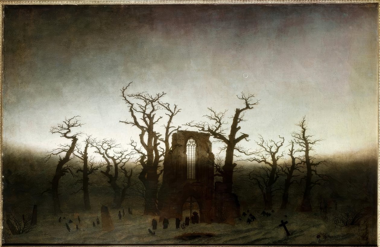 Abtei im Eichwald von Caspar David Friedrich