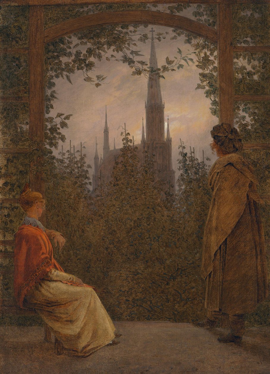 Gartenlaube von Caspar David Friedrich