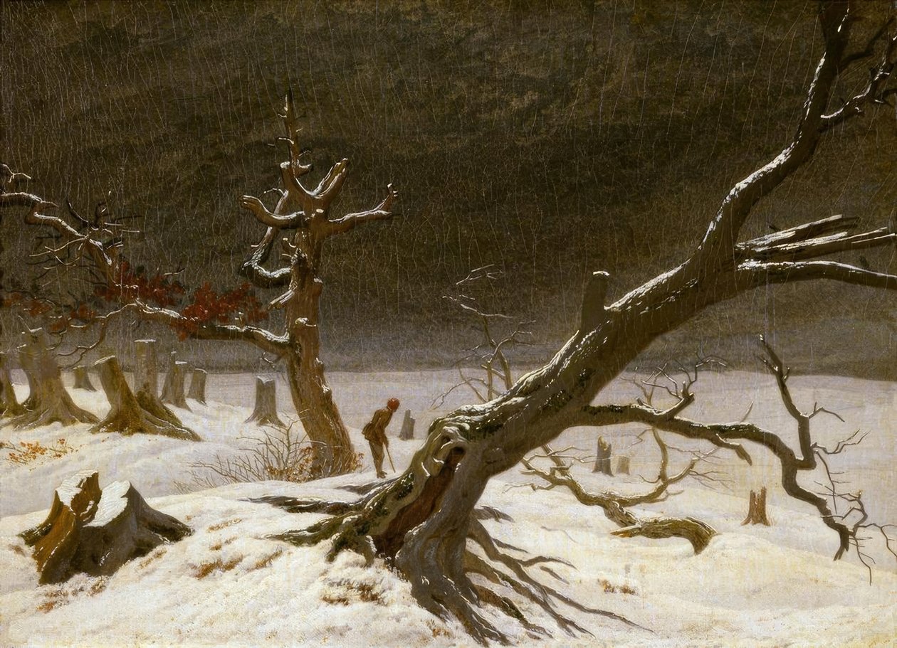 Winterlandschaft von Caspar David Friedrich
