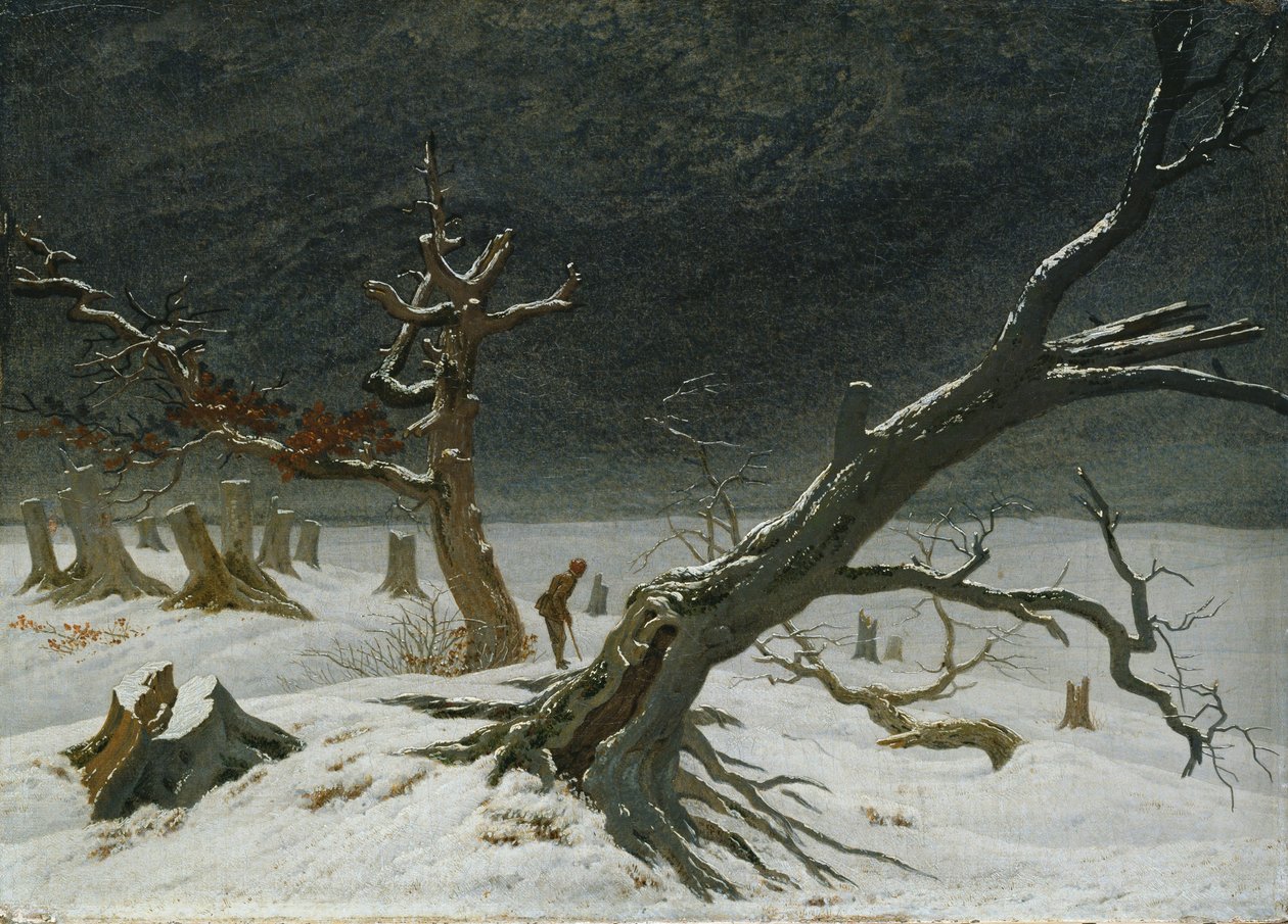 Winterlandschaft von Caspar David Friedrich