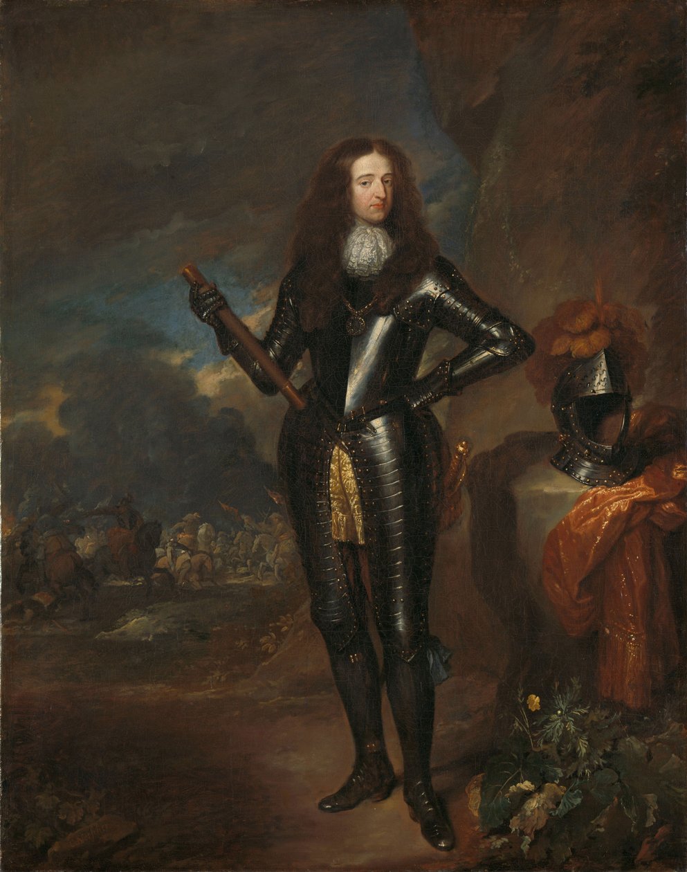 Porträt von Wilhelm III., Prinz von Oranien und Statthalter von Caspar Netscher