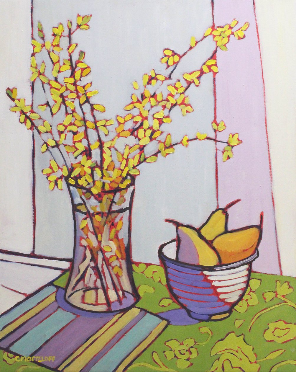 Forsythien sammeln, 2023 von Catherine J Martzloff