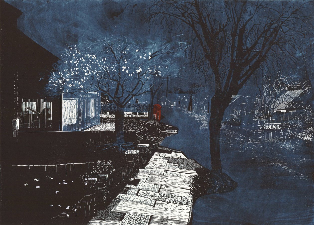 Klang der Musik in der Vorstadt, 2012 von Catherine Sutcliffe Fuller