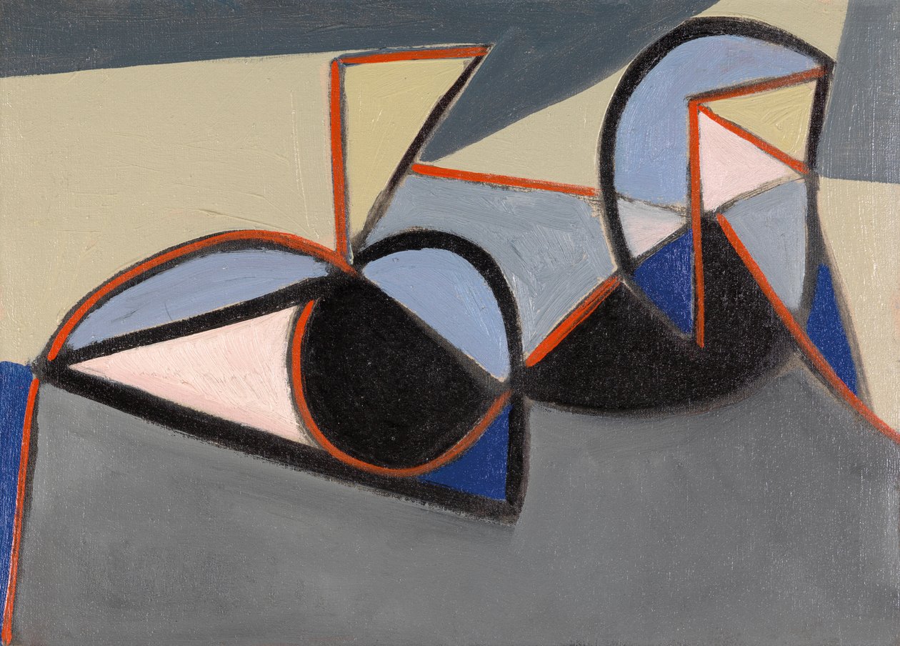 Kubistische Aktstudie, ca. 1949 von Caziel Caziel