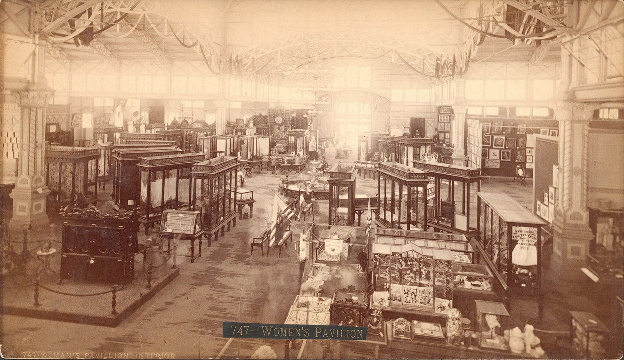 Frauenpavillon, Centennial-Ausstellung, Philadelphia, 1876 von Centennial Photographic Co. Centennial Photographic Co.