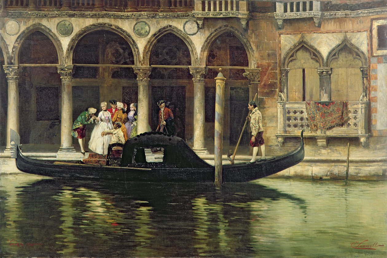 Die Abreisen, 1890 von Cesare Vianello