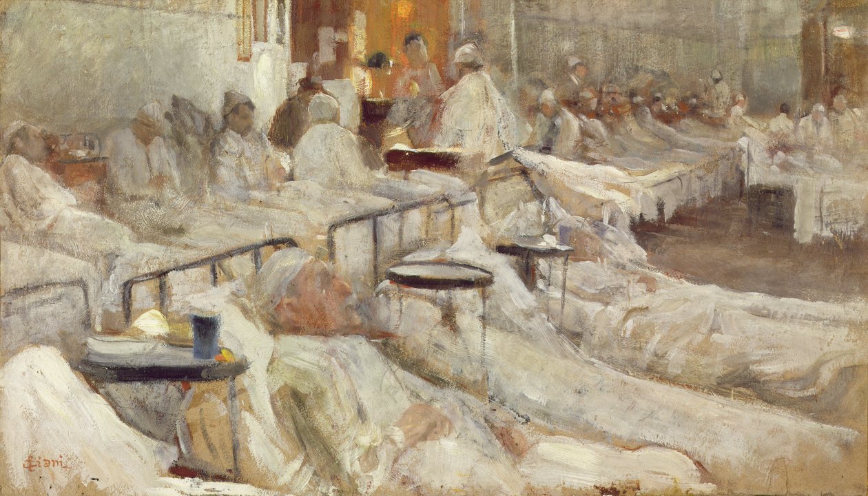 Die Krankenhausstation von Cesare Ciani
