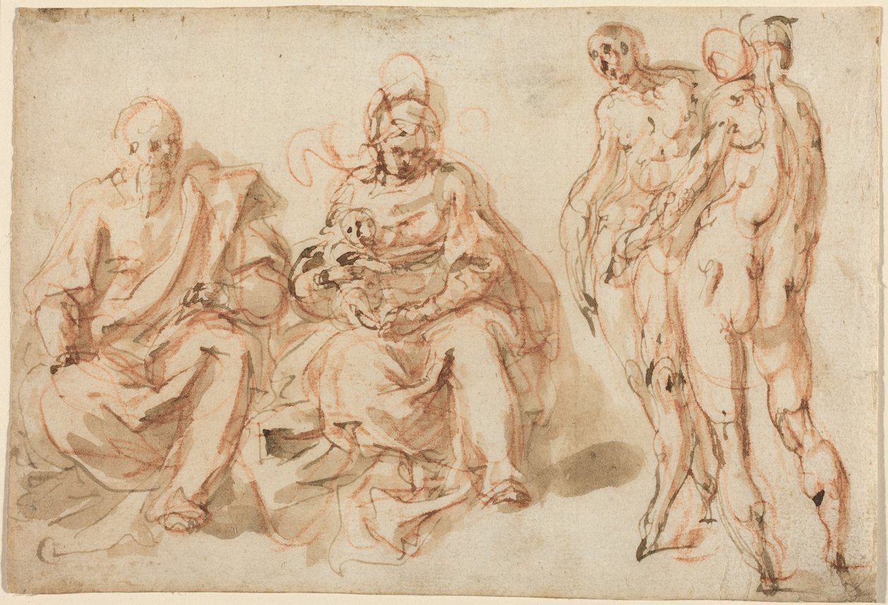 Die Anbetung der Hirten von Cesare Pollini