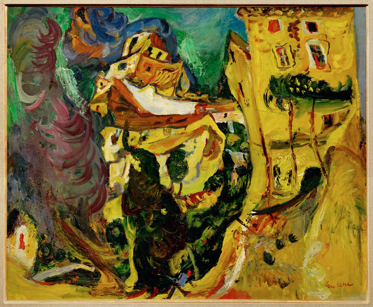 Landschaft in Cagnes von Chaim Soutine