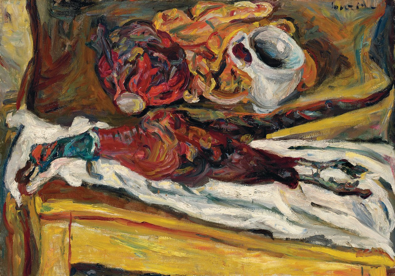 Fasan mit Kohl, 1926-1927 von Chaim Soutine