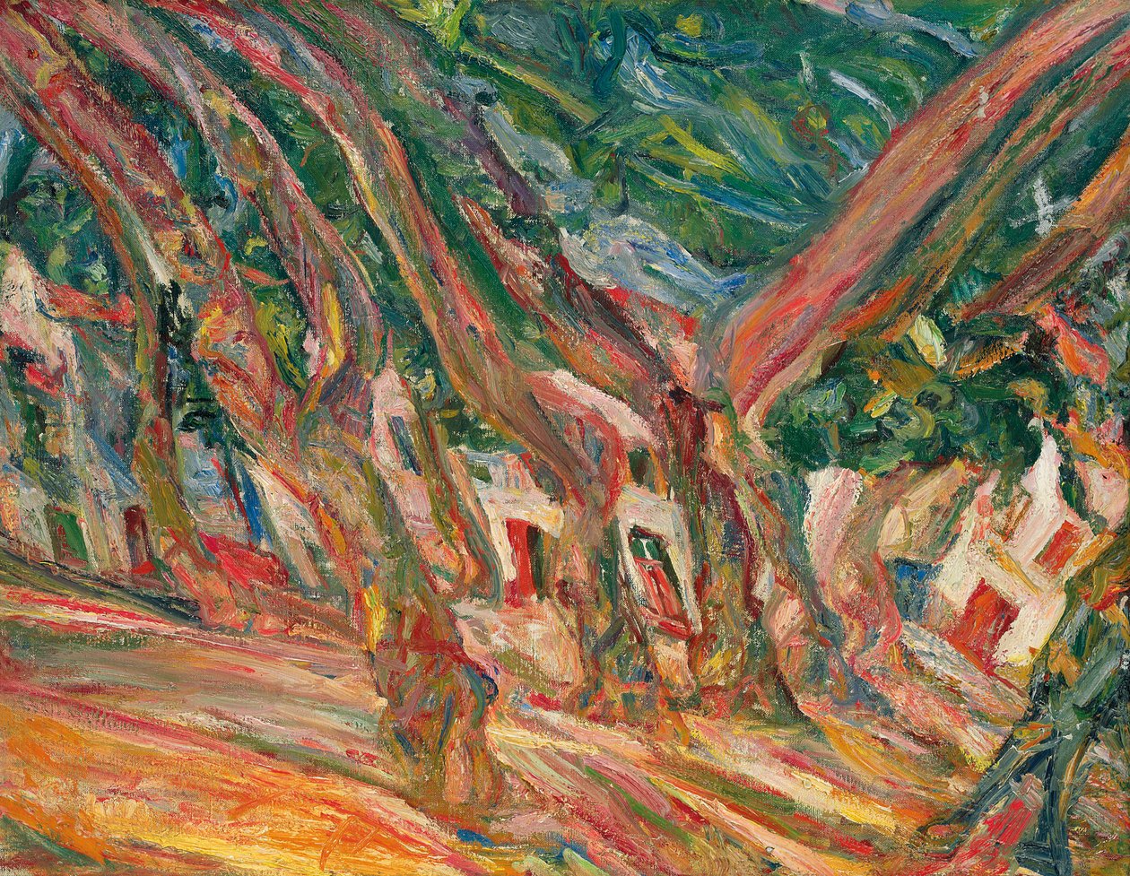 Platanen in Ceret von Chaim Soutine