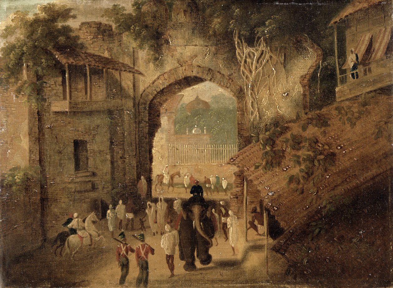 Osttor, Patna, 1825 von Charles d Oyly