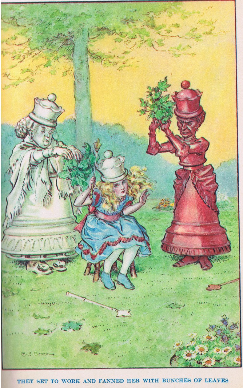 Alice und die zwei Königinnen, Illustration aus 