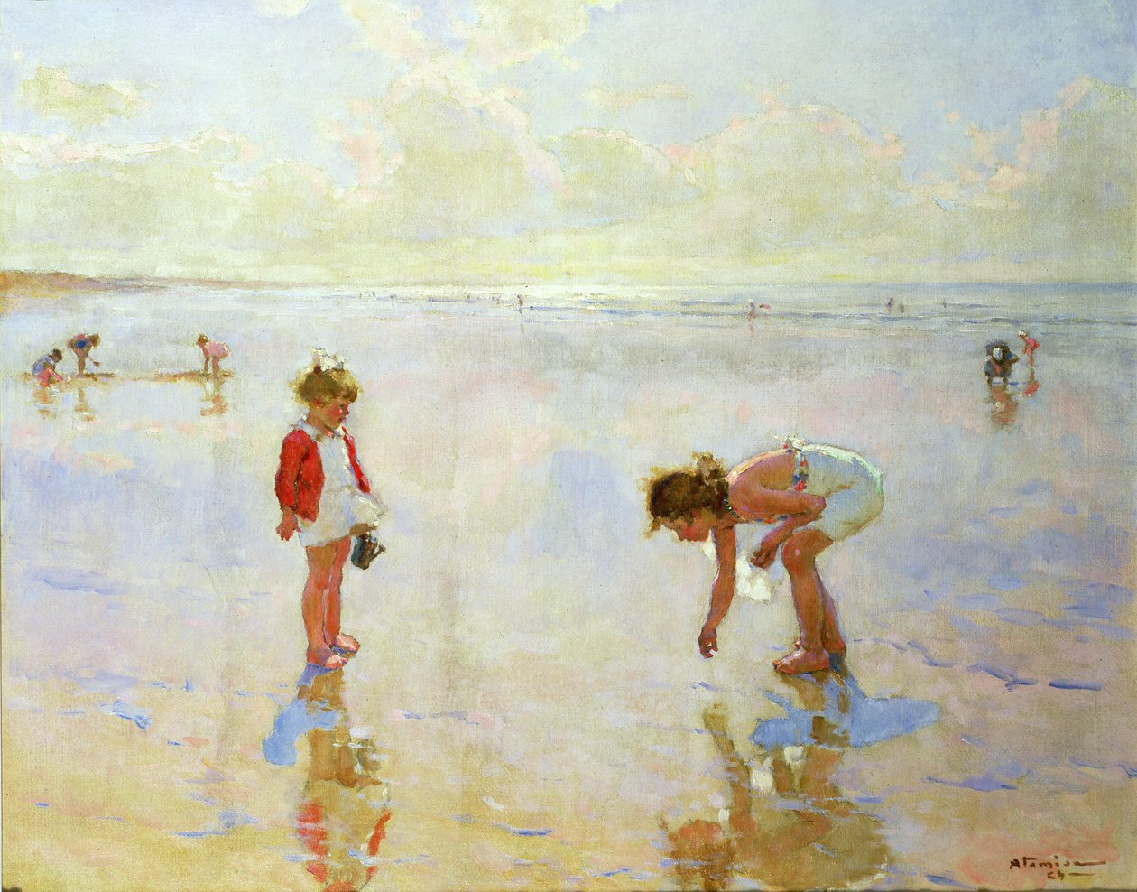 Strandszene von Charles-Garabed Atamian