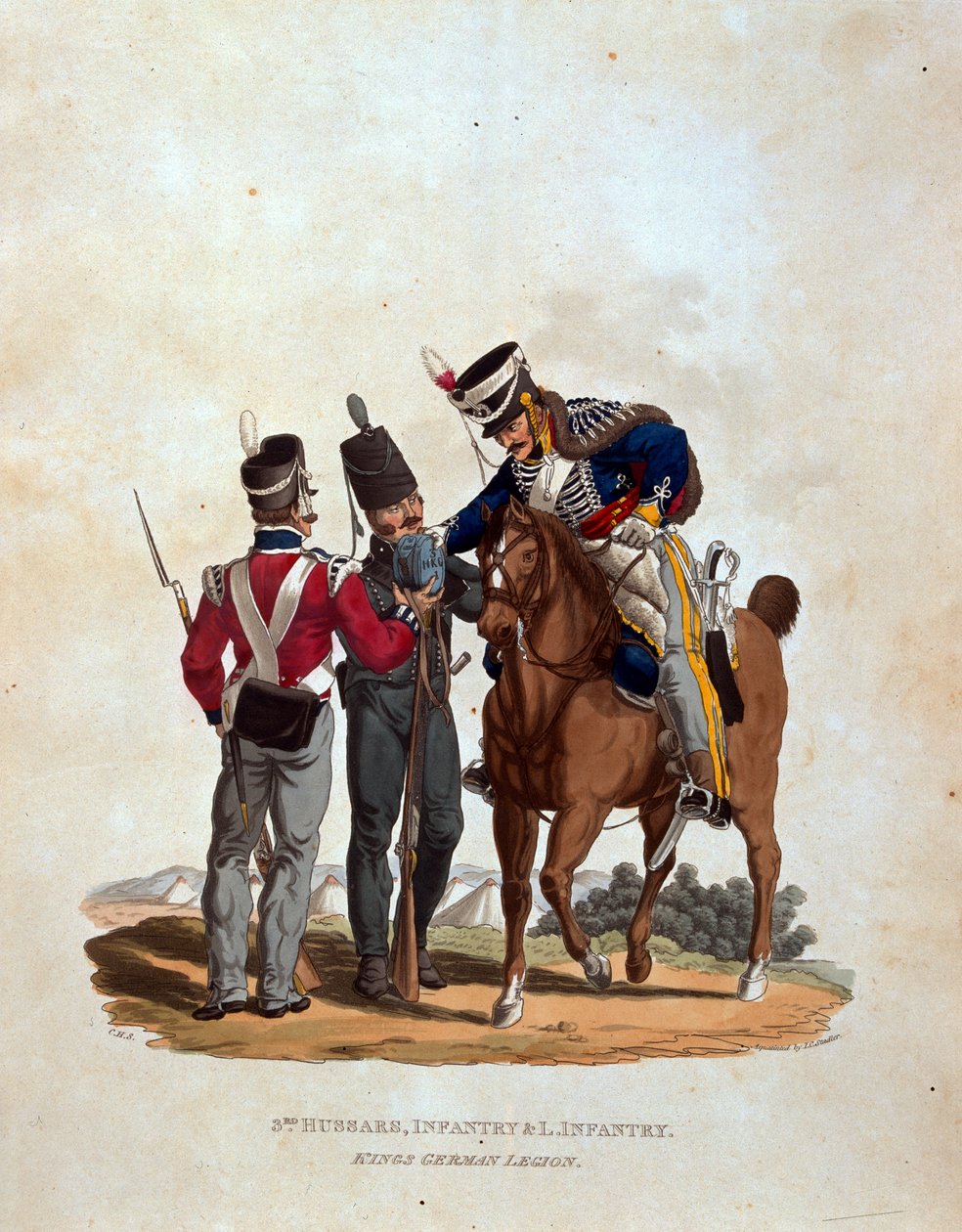 3. Husaren, Infanterie und Leichte Infanterie, King