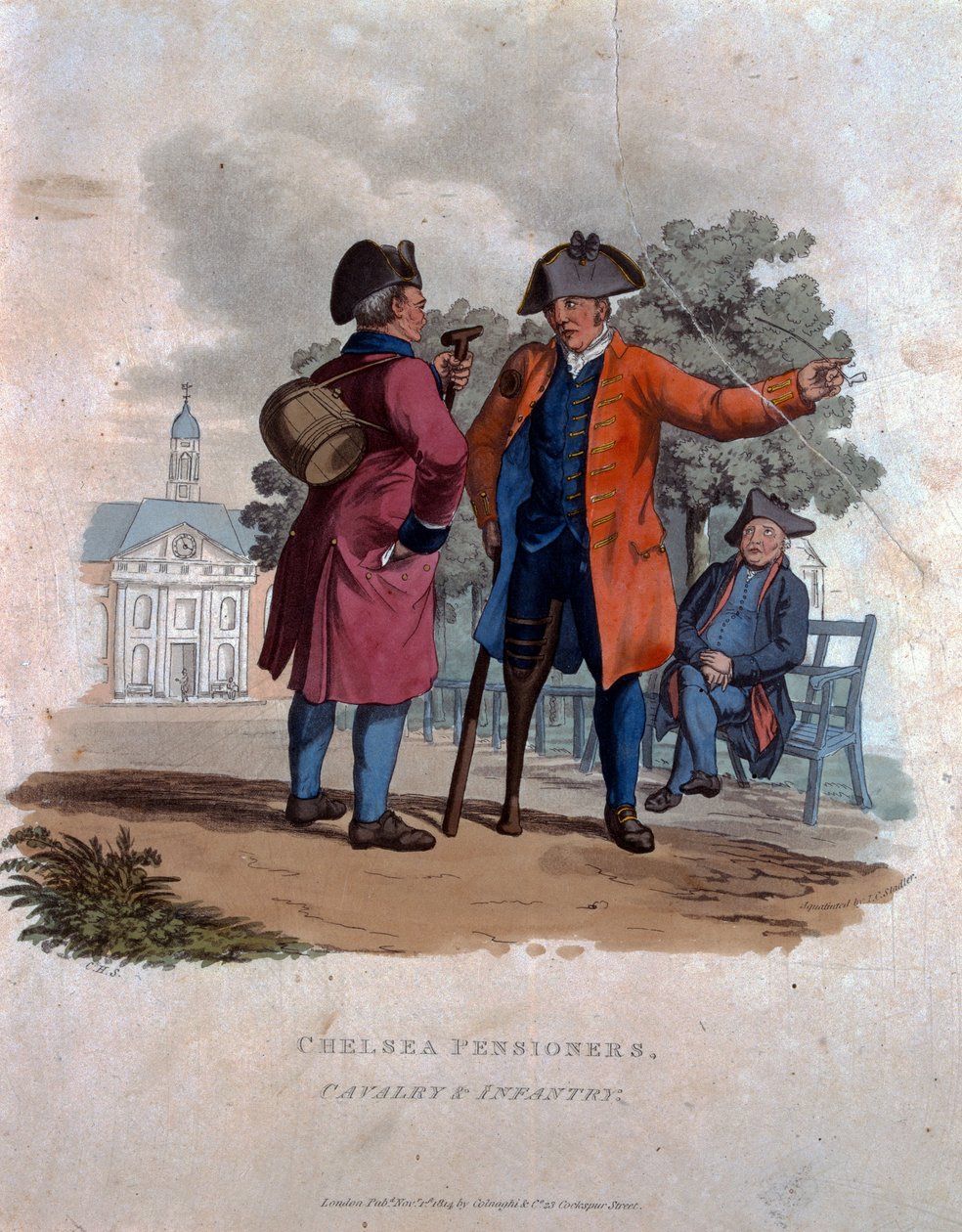 Chelsea Pensionäre, Kavallerie und Infanterie, aus 