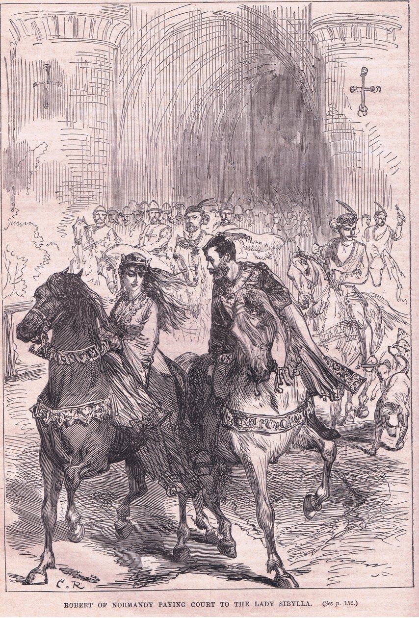 Robert von der Normandie wirbt um Lady Sibylla von Charles Ricketts