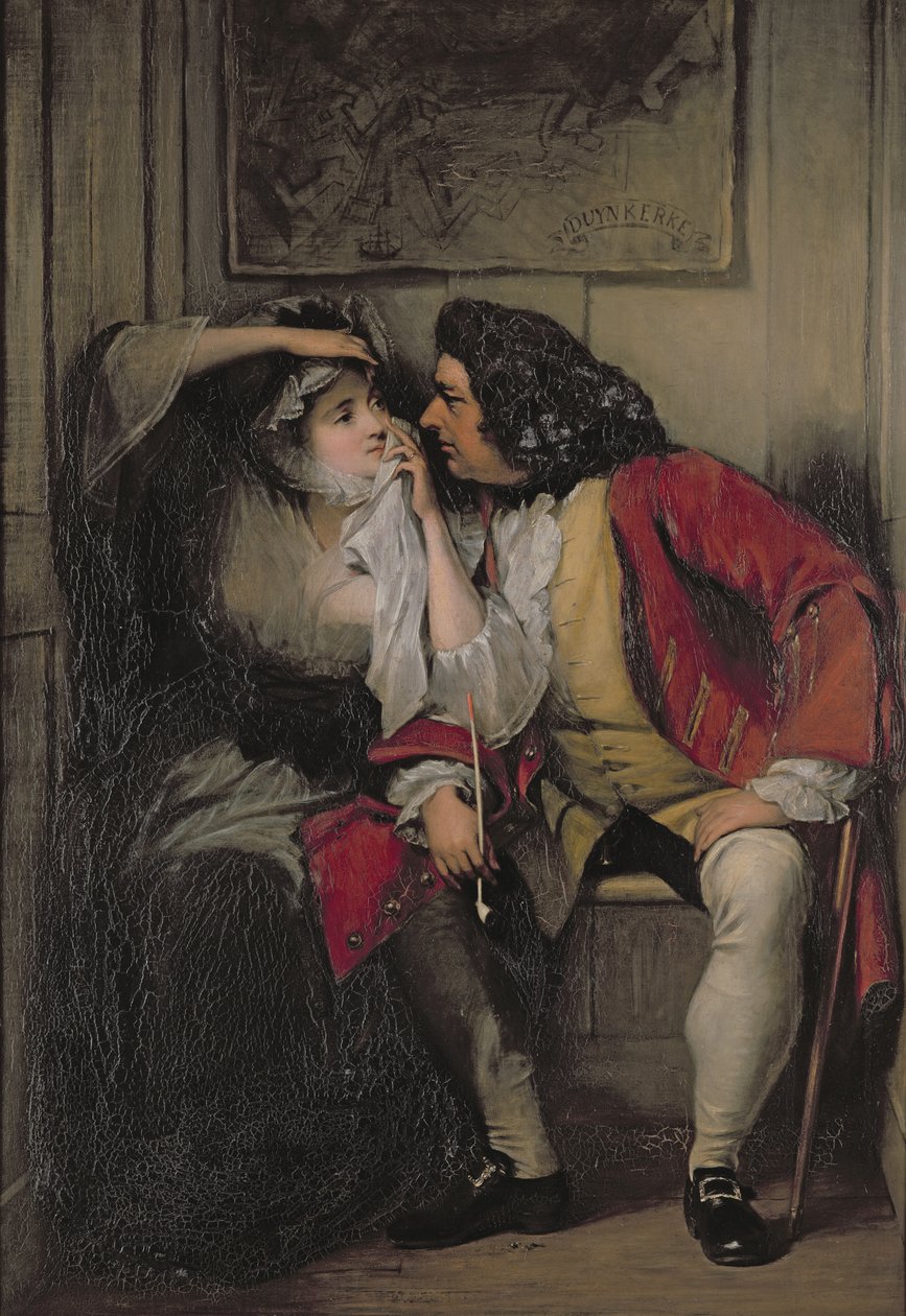 Onkel Toby und Witwe Wadman von Charles Robert Leslie