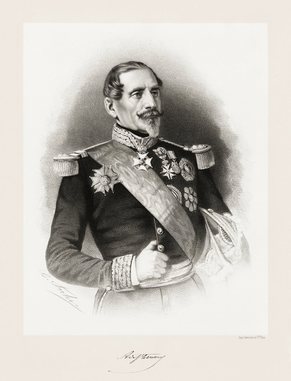 Armand Jacques Achille Leroy de Saint Arnaud, 1865-66 von Charles Jeremie Fuhr