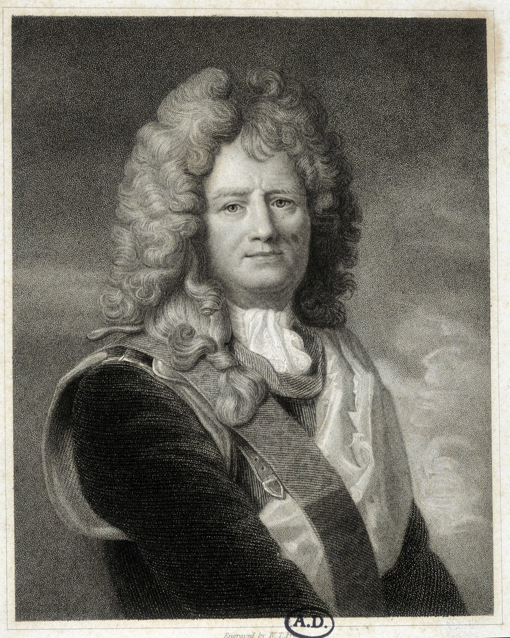 Porträt von Vauban - ein Gemälde von Le Brun von Charles (after) Le Brun