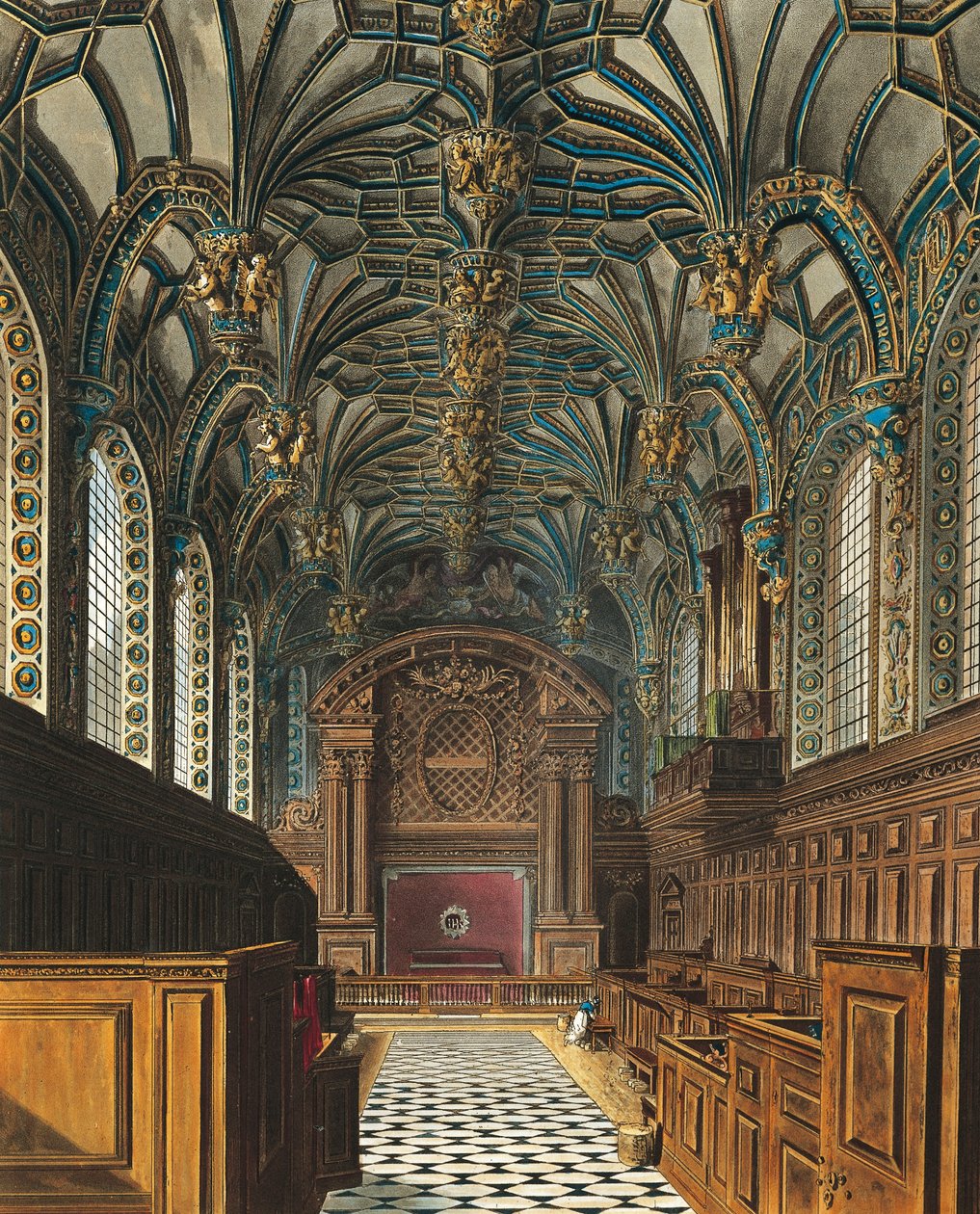 Kapelle des Hampton Court Royal Palace von Charles (after) Wild
