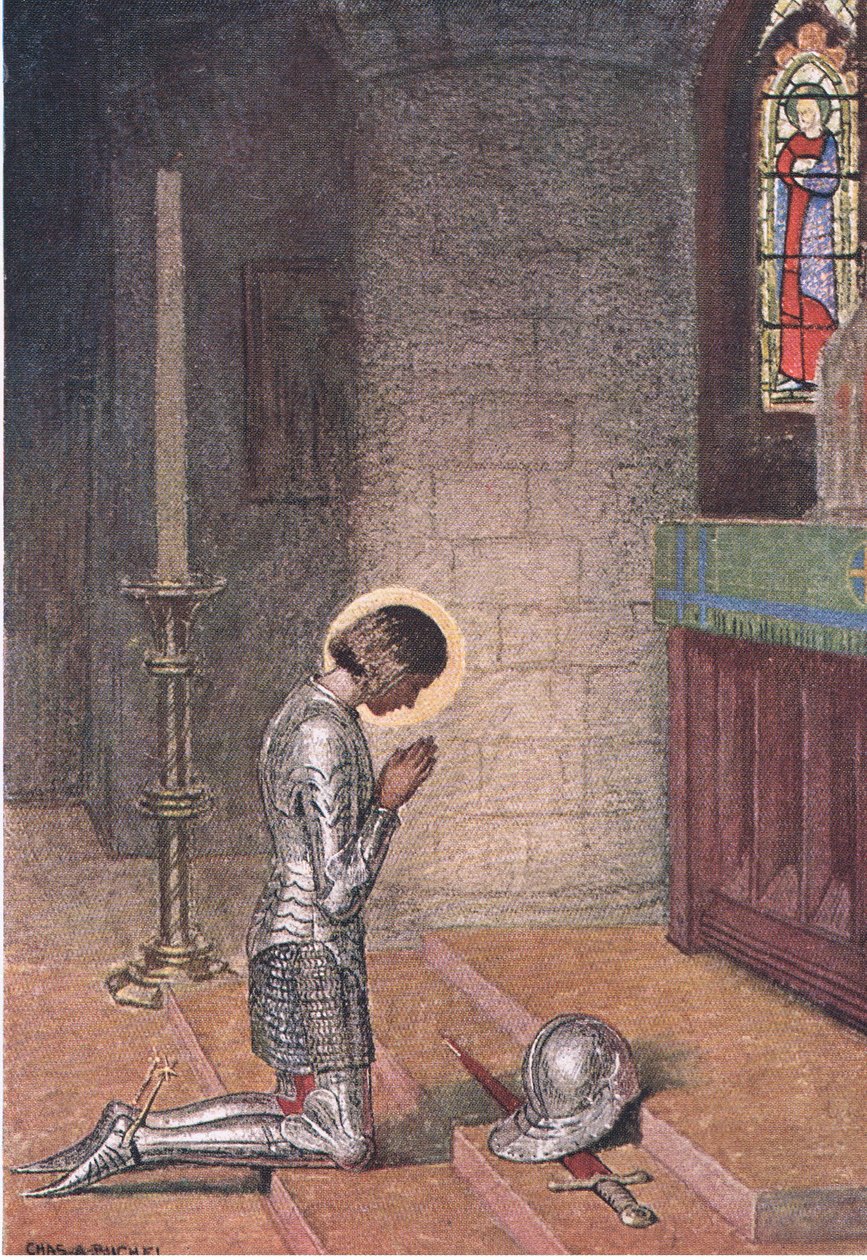 Vor dem Altar, aus Die Geschichte von Jeanne D