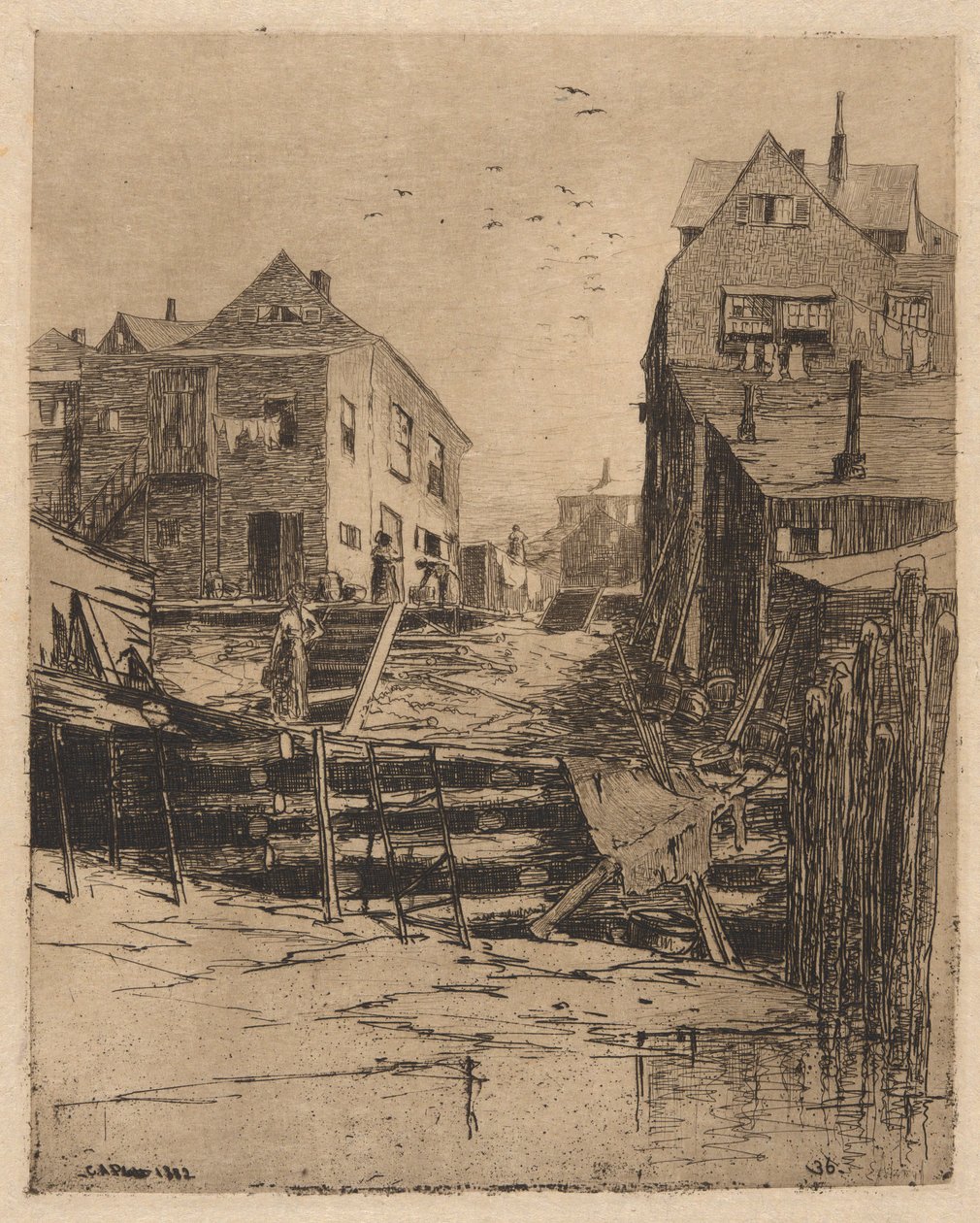 Eine Ecke von Portland von Charles A. Platt
