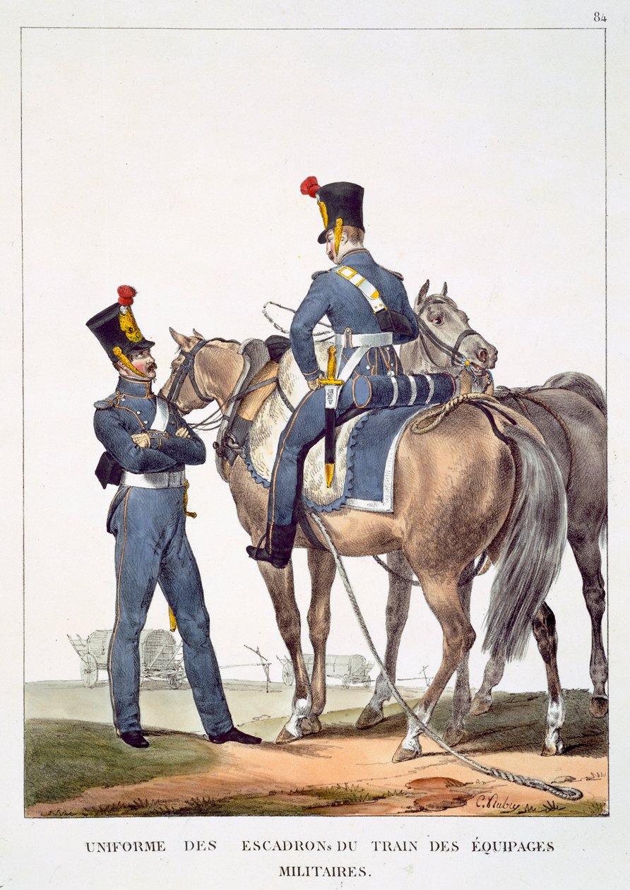 Uniform des Train des Equipages Militaires, aus 