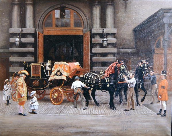 Die Kutsche des Stallmeisters von Charles Augustus Henry Lutyens