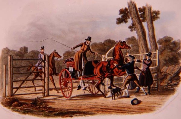 "Ein ungehorsamer Torwächter", graviert von R.G. Reeve (fl.1811-37) veröffentlicht von Thomas McLean von Charles B. (after) Newhouse