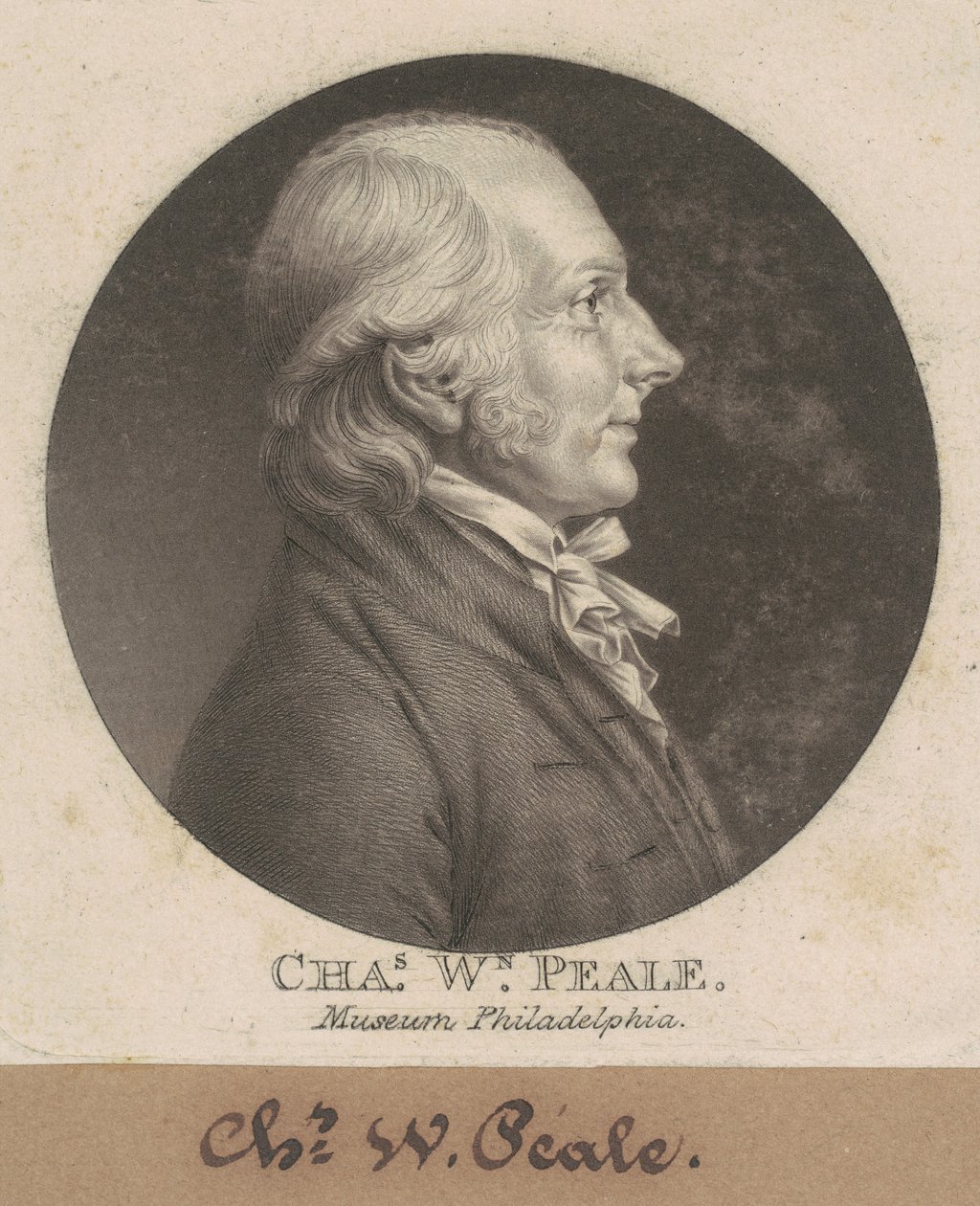 Charles Willson Peale von Charles B. J. Févret de Saint Mémin