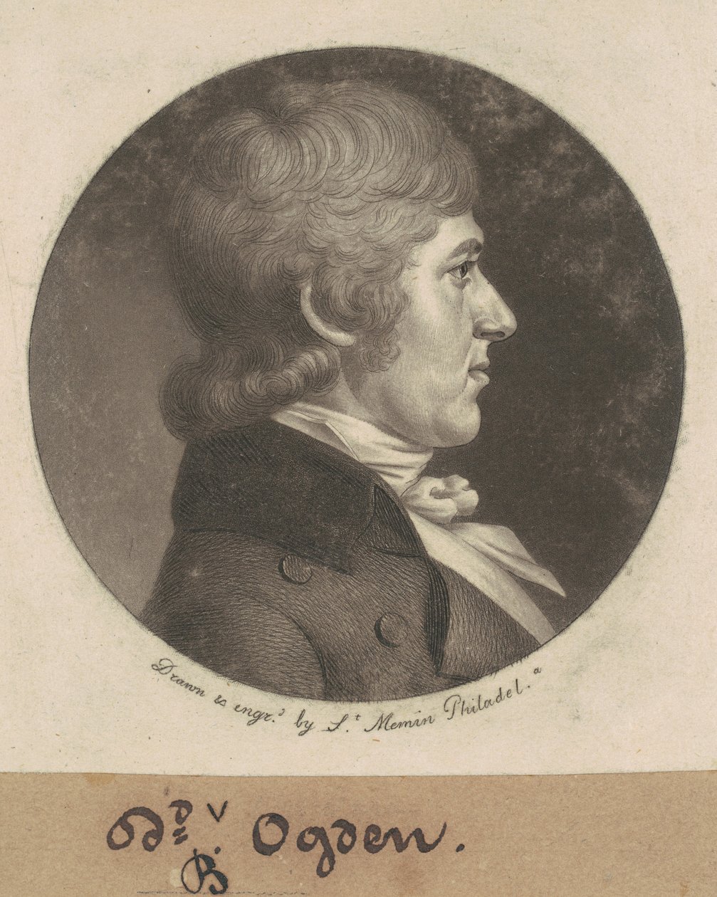 David Bayard Ogden von Charles B. J. Févret de Saint Mémin