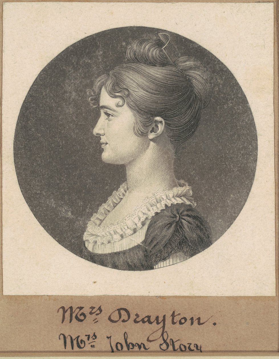 Elizabeth Porcher Gaillard Stoney von Charles B. J. Févret de Saint Mémin