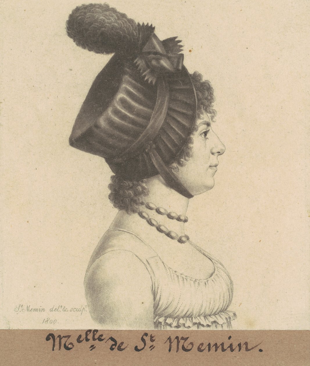 Étiennette-Charlotte-Adélaïde Févret de Saint-Mémin von Charles B. J. Févret de Saint Mémin