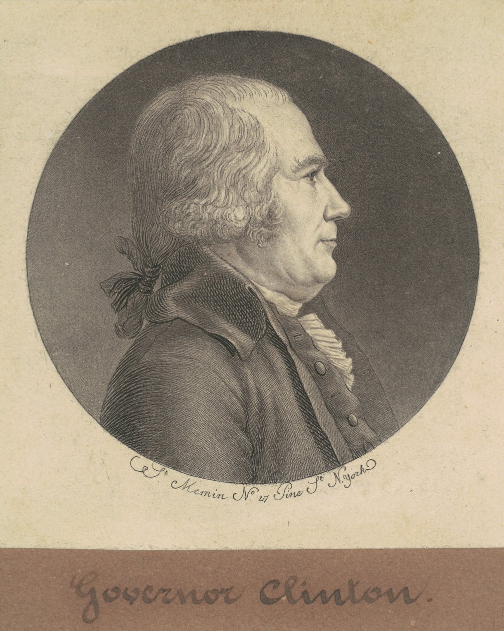 George Clinton von Charles B. J. Févret de Saint Mémin