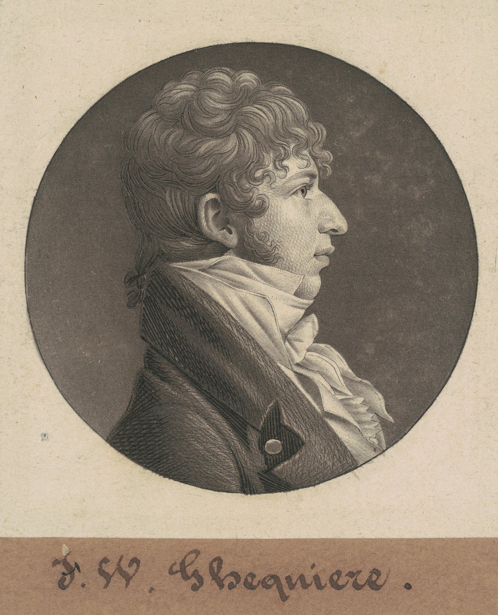John Francis William Ghequiere von Charles B. J. Févret de Saint Mémin