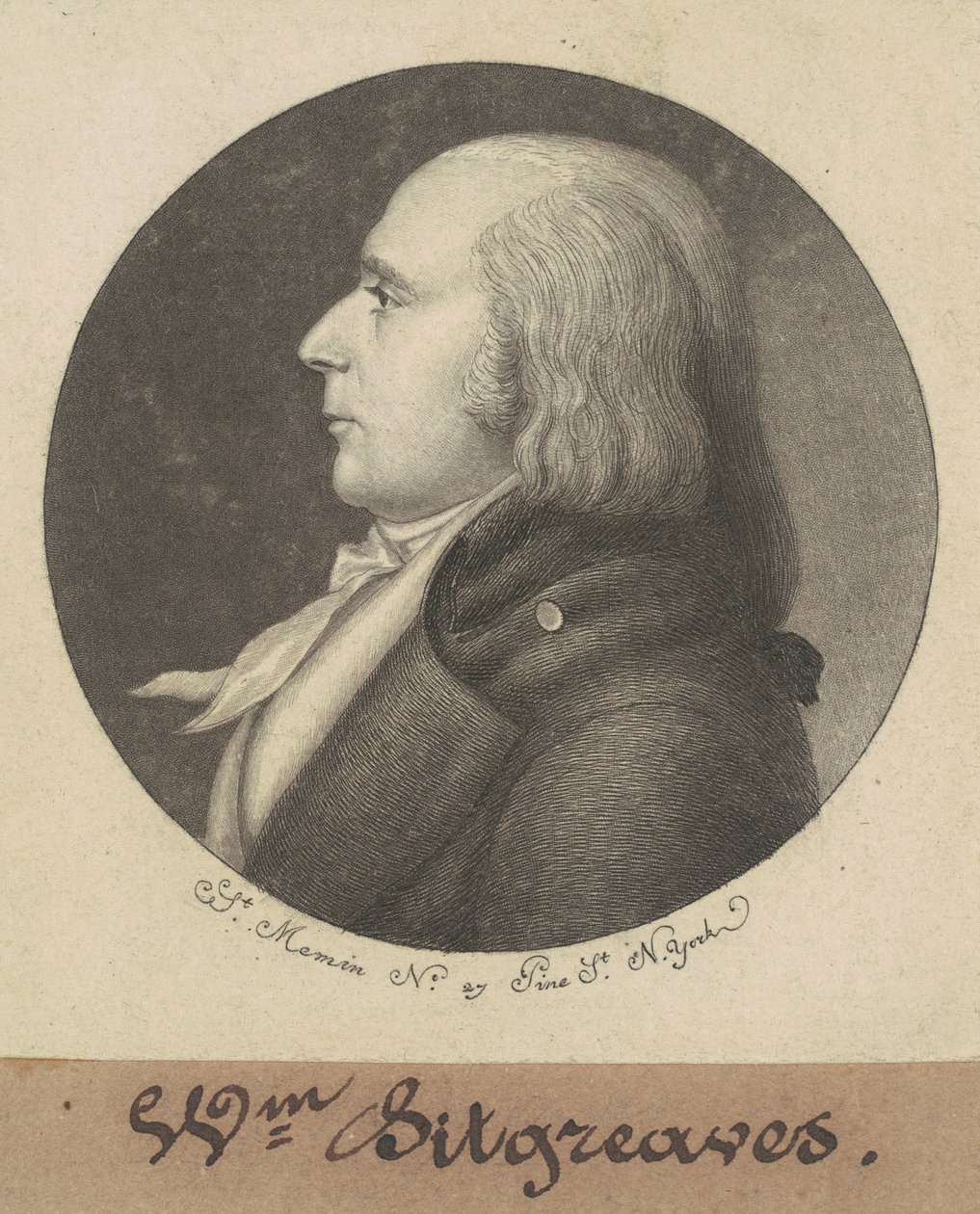 John Sitgreaves von Charles B. J. Févret de Saint Mémin